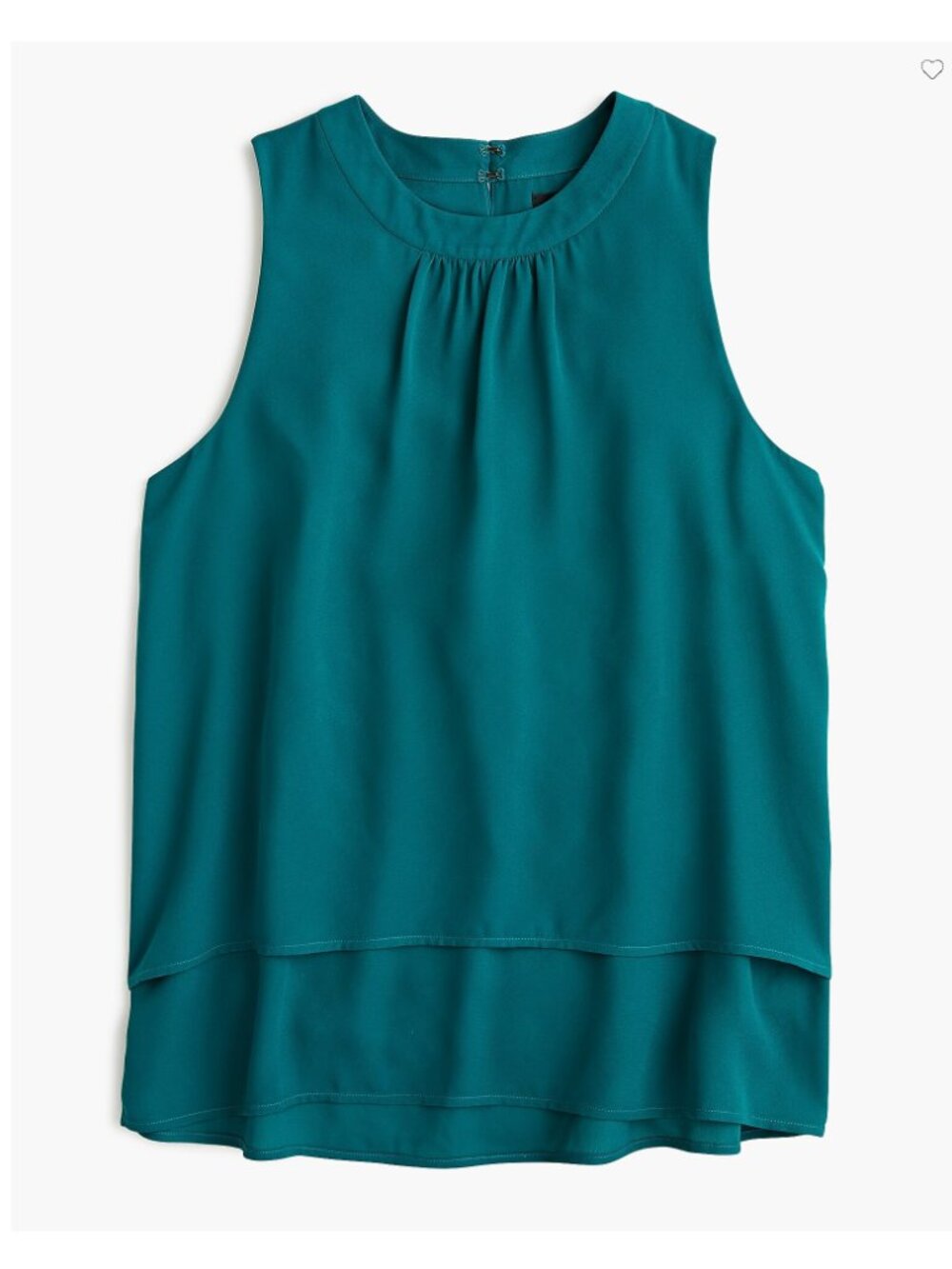 J.Crew Drapey Top In Recycled Poly